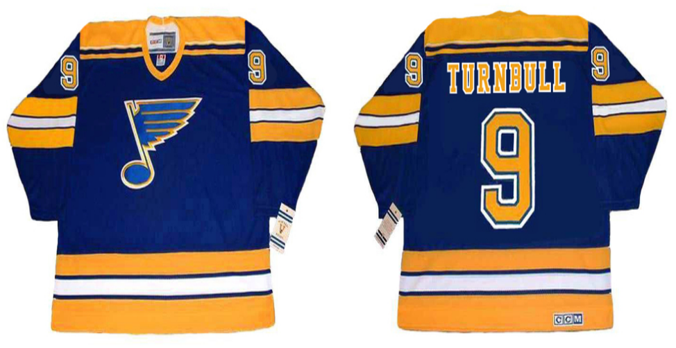 2019 Men St.Louis Blues 9 Turnbull blue CCM NHL jerseys